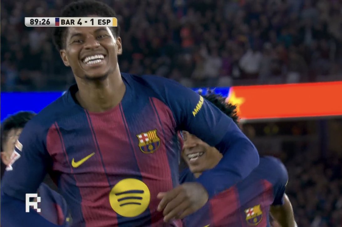 Asistencia de Frenkie De Jong en su vuelta y gol de Rashford