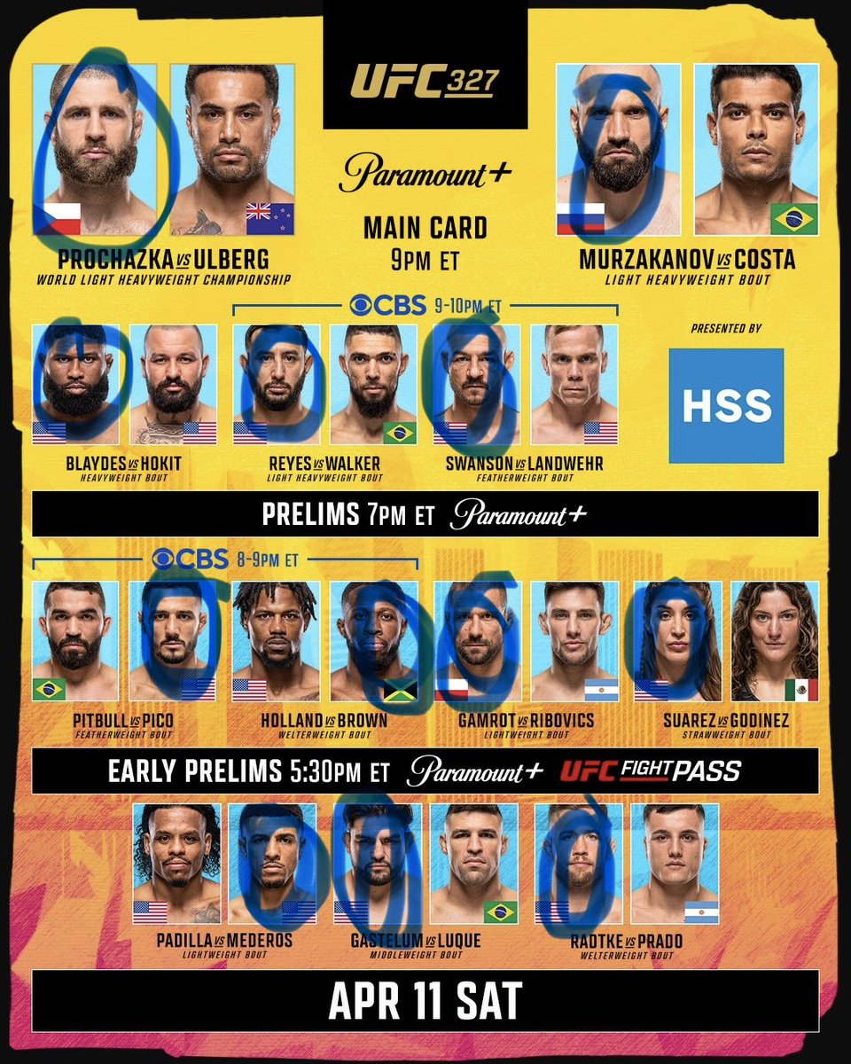 ConnorDuff2's tweet photo. My #UFC327 picks, should be a solid card https://t.co/H6H41LfWwj