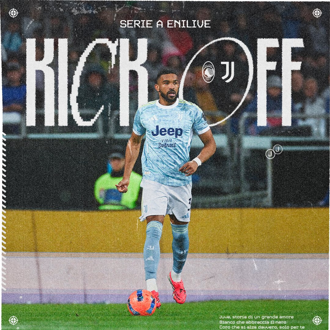 juventusfc's tweet image. 1’ | ▶️ | Inizia la partita dei ⚪️⚫️ in trasferta a Bergamo!

Forza ragazzi 💪🏻

#AtalantaJuve [0-0]