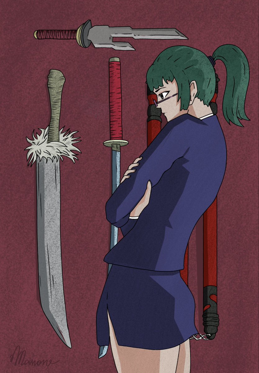 Я жду, когда вдохновение покинет меня, я последний раз брала айпад для рисования почти год назад

Но пока рисуется)) 

#jjk #art #procreate