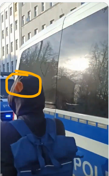 daungari167925's tweet photo. #b1104 Palinazis bewerfen ihnen unliebsame Personen im Umfeld ihrer Hetz-Demos. https://t.co/3o81P6E8Nr