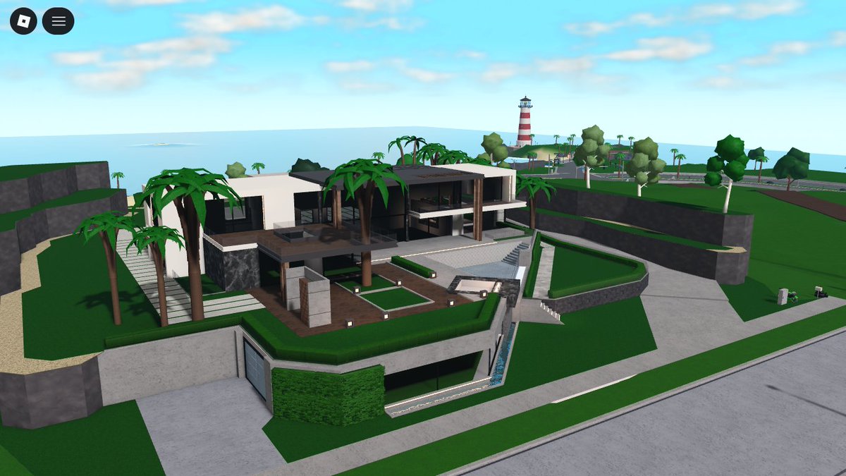 Abdul8364's tweet photo. Built this house made by @Tocabloox and redid most of the exterior. It looks so fire on the riverside plots facing the beach https://t.co/vIuCmcixsK