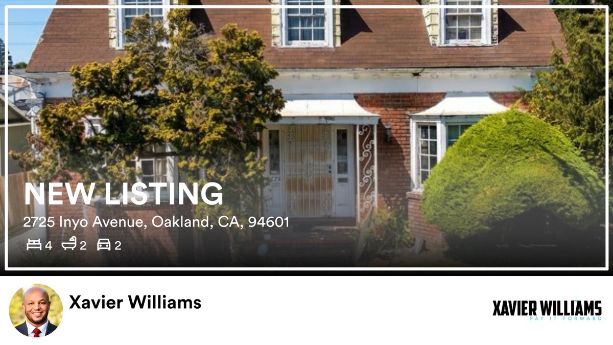 Xavier Williams | San Jose Realtor tweet media