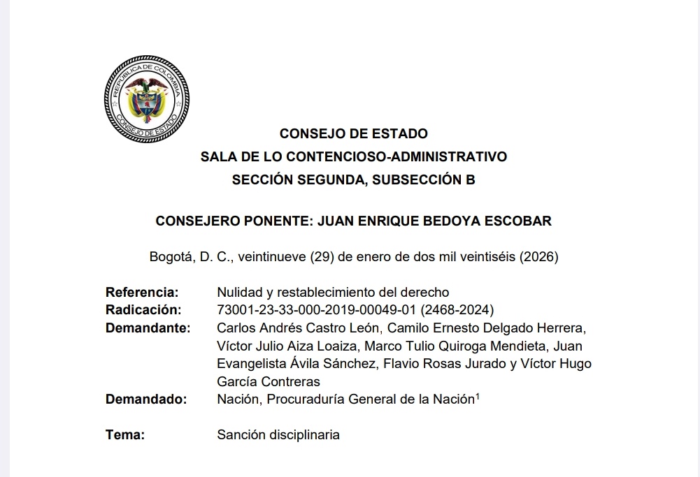 relatoriaCCA's tweet photo. Disciplinario: Principios constitucionales del derecho disciplinario y el principio de legalidad/Precedente de unificación de control integral de los actos disciplinarios
https://t.co/kHL0N586Lm https://t.co/pgThUauIwq