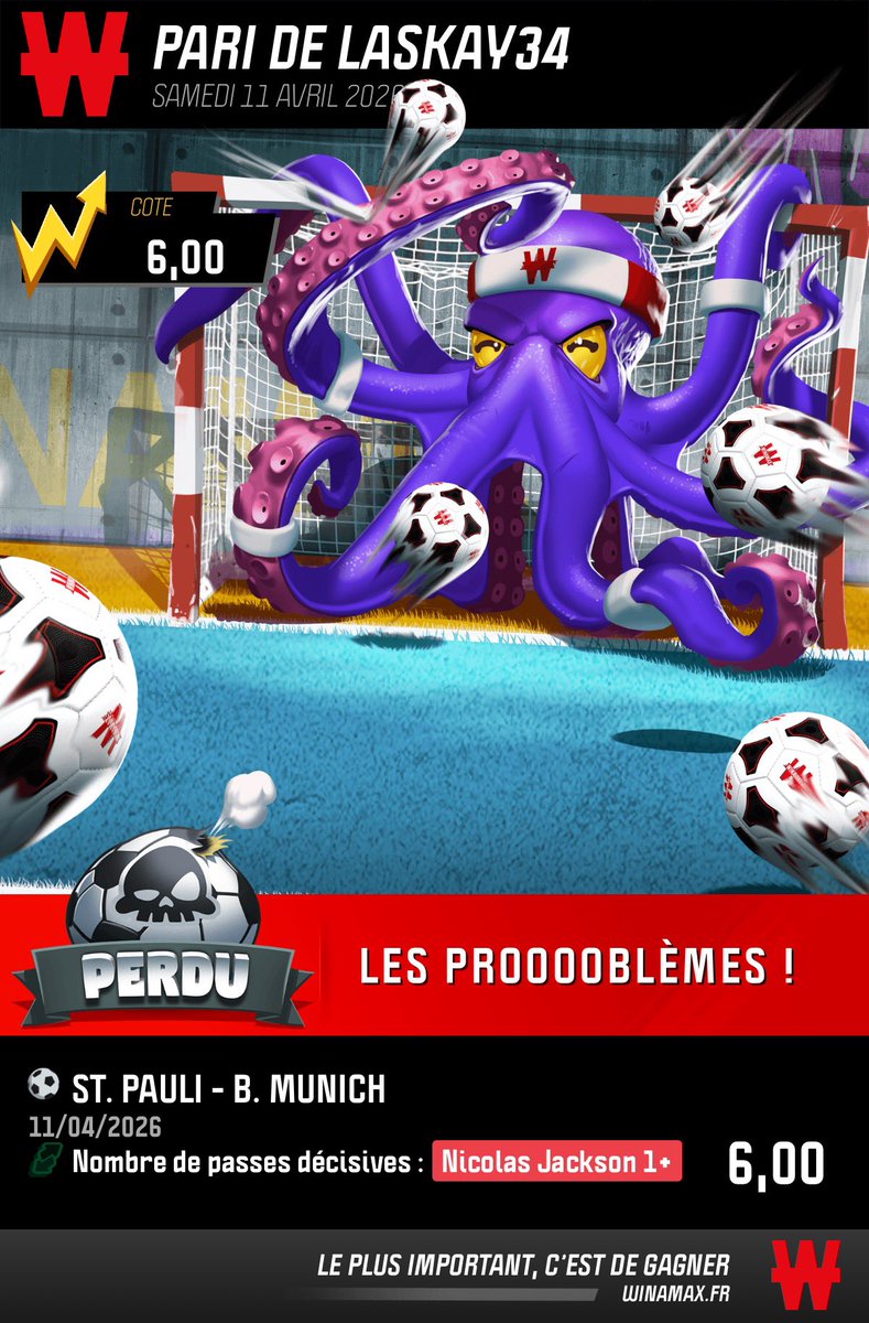 laskayisback's tweet photo. @WinamaxSport merci de corriger le Paris svp https://t.co/PxA6loOat1