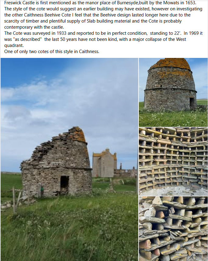 ChildrenOfFire's tweet photo. #Freswick #Castle Doocot (Dove cote) @a_london_pigeon https://t.co/bDvFPDpCOb