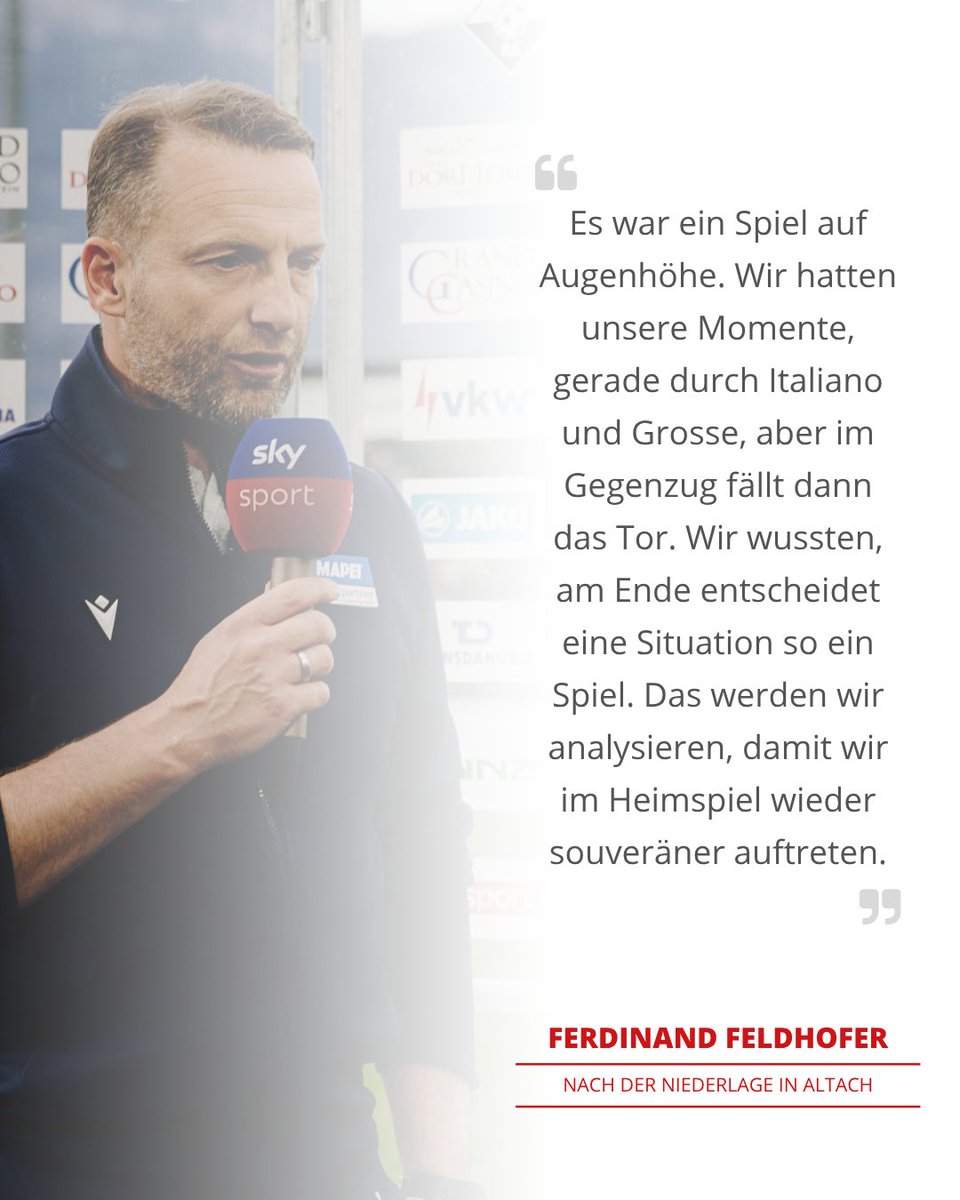 grazerak's tweet photo. Das sagt der Coach zur Partie. 💬 #ALTGAK #grazerak https://t.co/t5sCv3rQDt