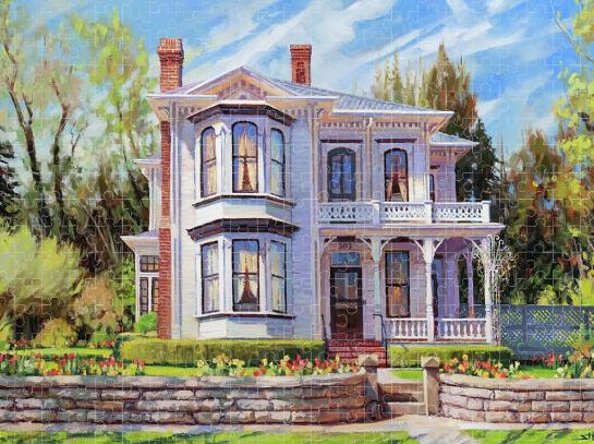 SHendersonArt's tweet image. If home is where our heart is, then it's worth spending as much time there as we can.

The Broughton House jigsaw puzzle, link to purchase is in the replies.
#home #spring #puzzles