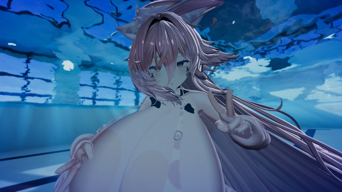 zerorinvrc's tweet photo. おやすみなさいー✨️
今日頂いた肌テクスチャのやつに合いそうな水着を早速買ってプール行ってきたよー!
ここはすごい水の表現がすごくてまた、水着買ったらここで撮影しよー✨️
#VortexWorks https://t.co/cmPhr81Uci