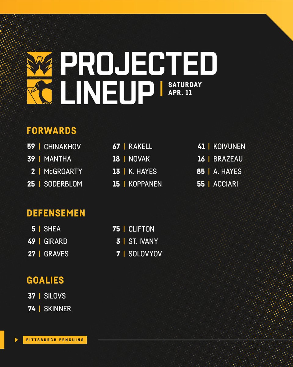 x - Pittsburgh Penguins tweet media