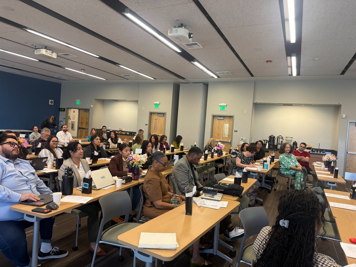 SDCCEEDU's tweet image. Stronger pathways, brighter futures. 💜

President King and the SDCCE team recently participated in the 2026 SD Advance Symposium held at Mesa College, focused on expanding opportunities for students transitioning from noncredit to credit programs.

#SDCCE #SDAdvance
