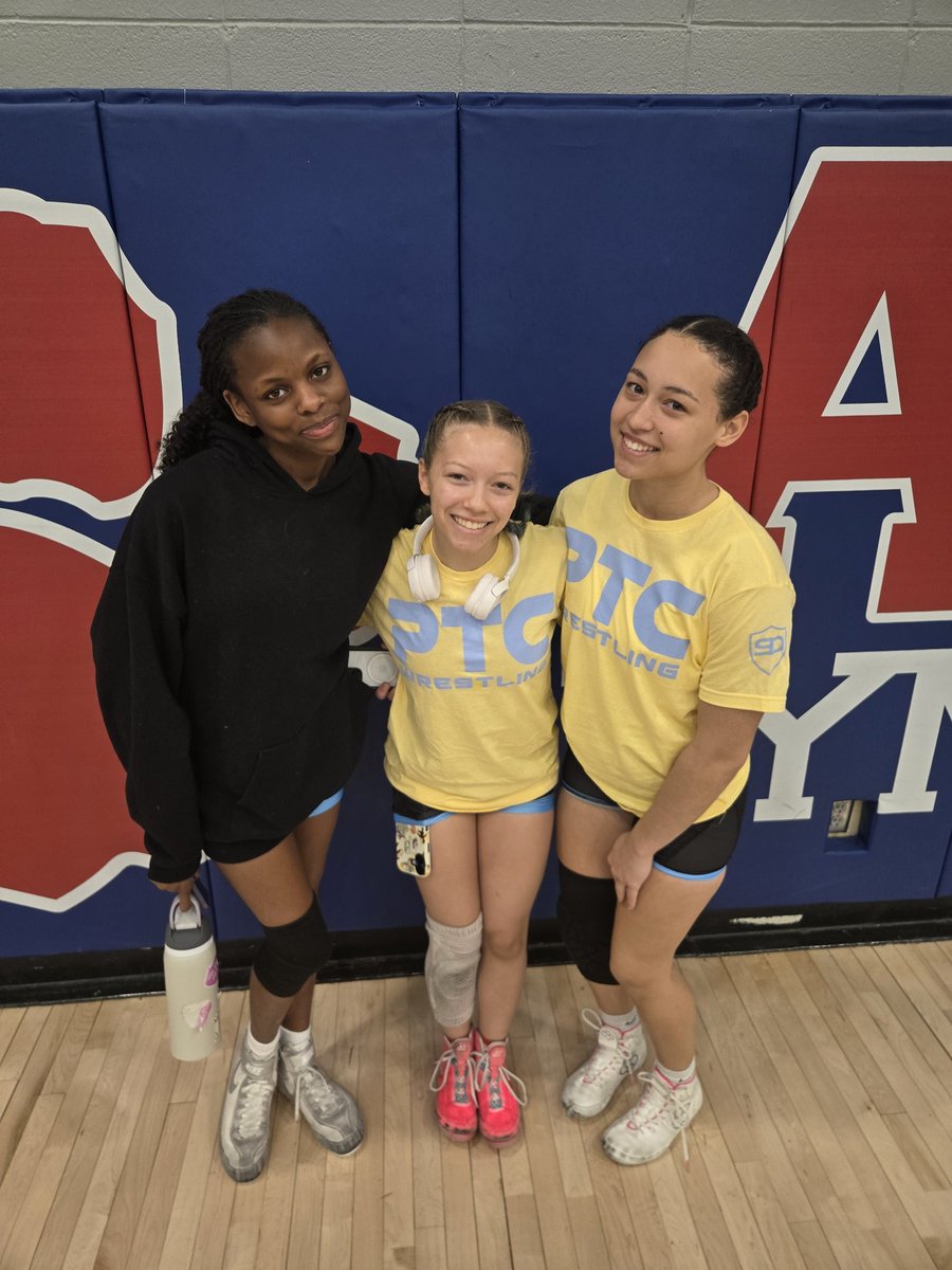MonarchQueens's tweet photo. We've got 3 Queens stepping on the mat today at the 2026 Bill Smith Freestyle Tournament at Abraham Lincoln High School in Council Bluffs. 

All hail to the Queens!👸👸👸

Thanks to @ptc_wrestling for helping our young ladies continue to learn and grow. It takes a village! https://t.co/GVLcxRn0m0