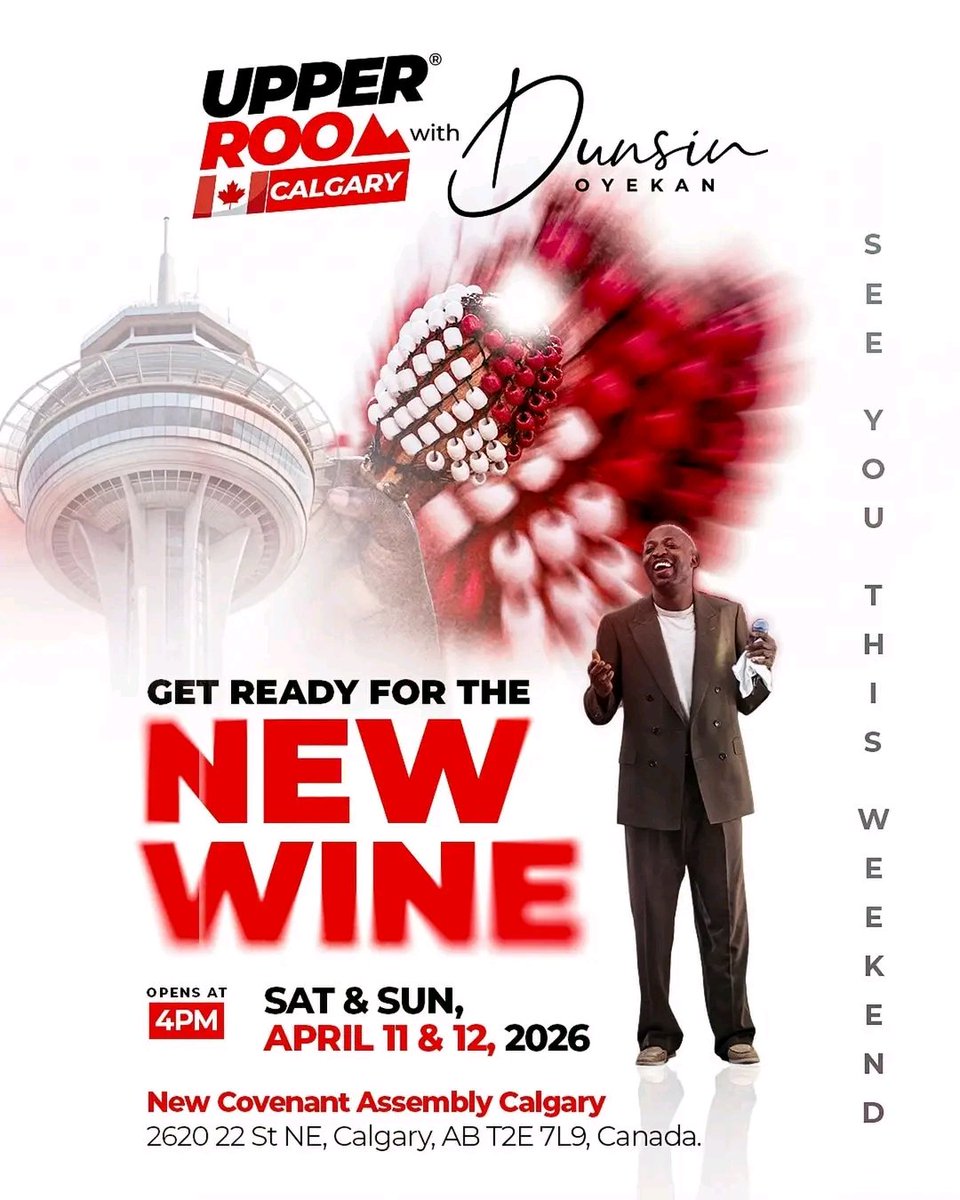 CALGARY! Blessed is He who comes in the Name of the LORD!

We are here for 2 days of Powerful Encounter with the Spirit of God!! 

See you soon