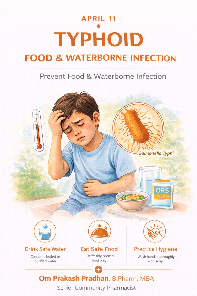 OmPPradhan's tweet image. #Typhoid #Foodborneinfection #Waterborneinfection