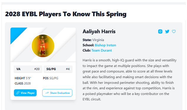 Aaliyah Harris tweet media