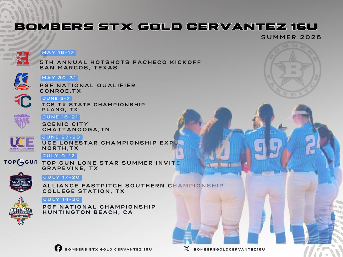 BombersCerv16U's tweet photo. Summer Season uploading!!!!

COME FIND US!!!! https://t.co/ZYj8WIEtTn