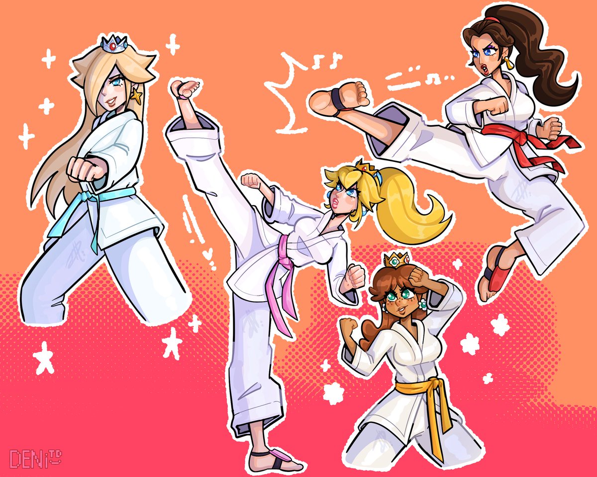 deniiTD's tweet image. They're fierce and stunning! 🥋💥
#nintendo #mario