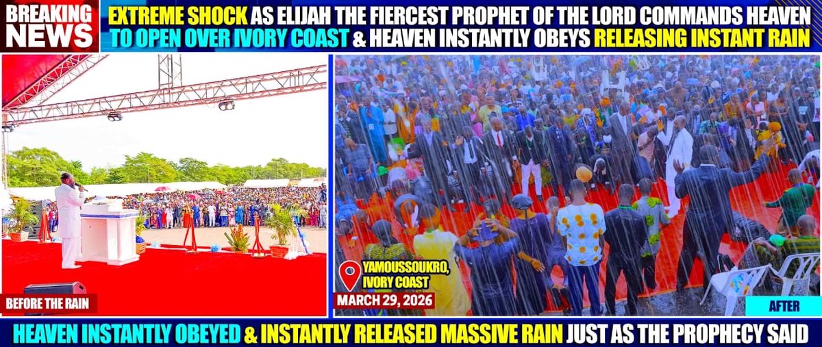 waf24536's tweet photo. The coming of the Messiah is very imminent! You must have repented by now, time is running out!!!
#PrepareUrgently https://t.co/7G9wq2iFTB