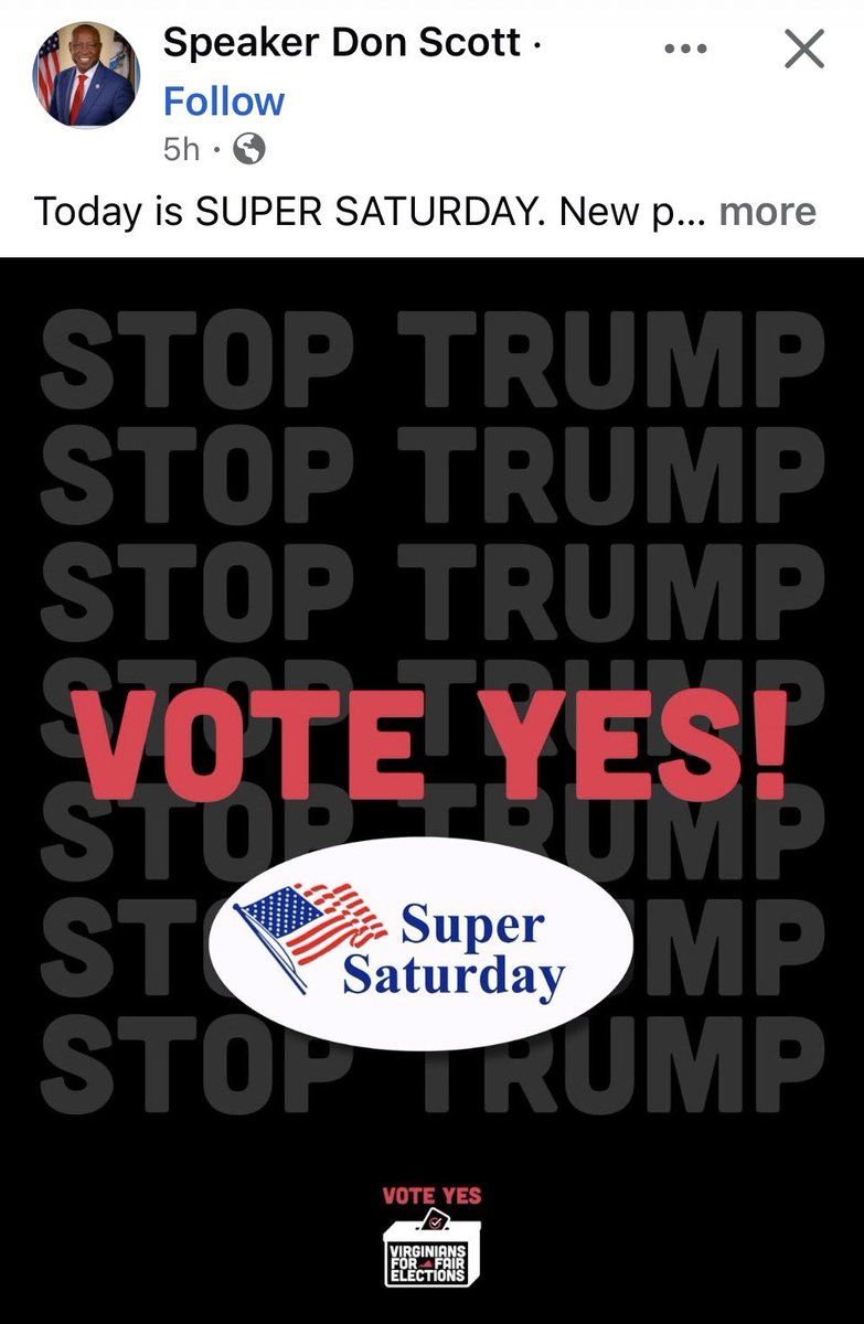 This has nothing to do with “Fairness”.  Virginia Democrats are sacrificing Virginians because they don’t like Trump. 

Vote No!