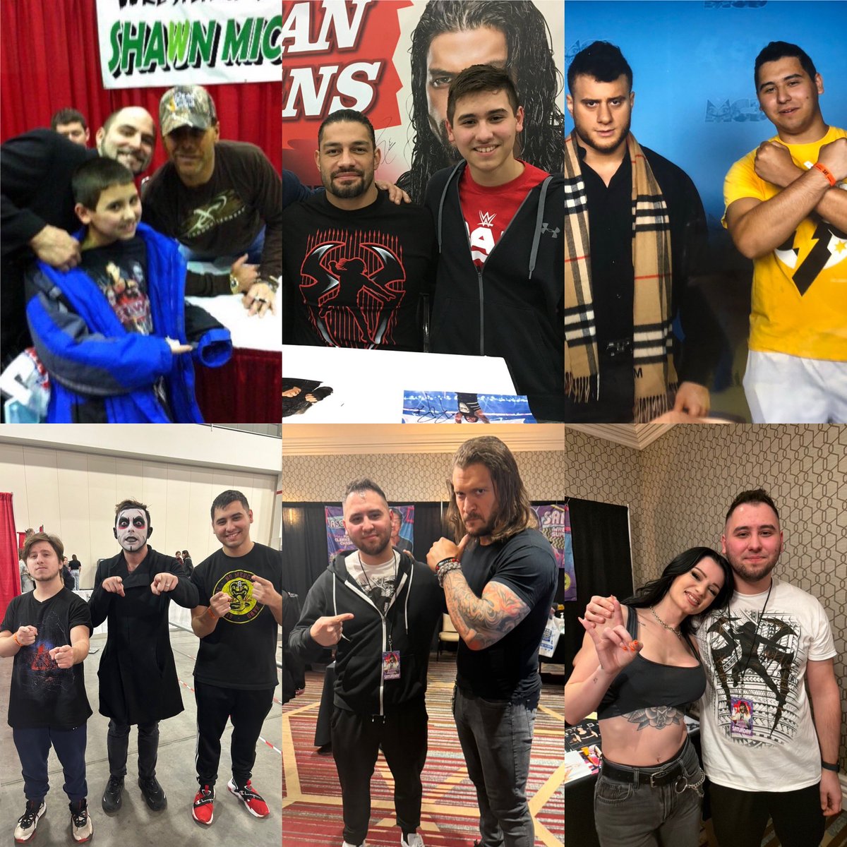 gioabb_'s tweet photo. Every wrestler I’ve met through the years! Great seeing @Saraya and @realKILLERkross today 💪 https://t.co/hp2pCdCAX8