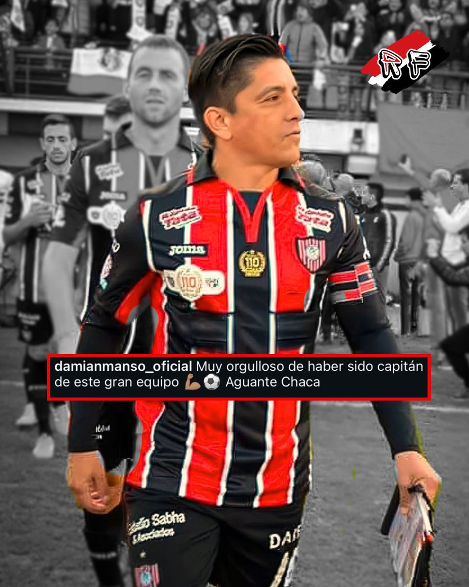 rinconfunebrero's tweet photo. Uno más de nosotros 🇾🇪❤️

🔟 El posteo de Damián Manso en las redes sociales sobre su paso por #Chacarita.

🇾🇪 P10JO 🇾🇪 https://t.co/AvnDpaXLXa