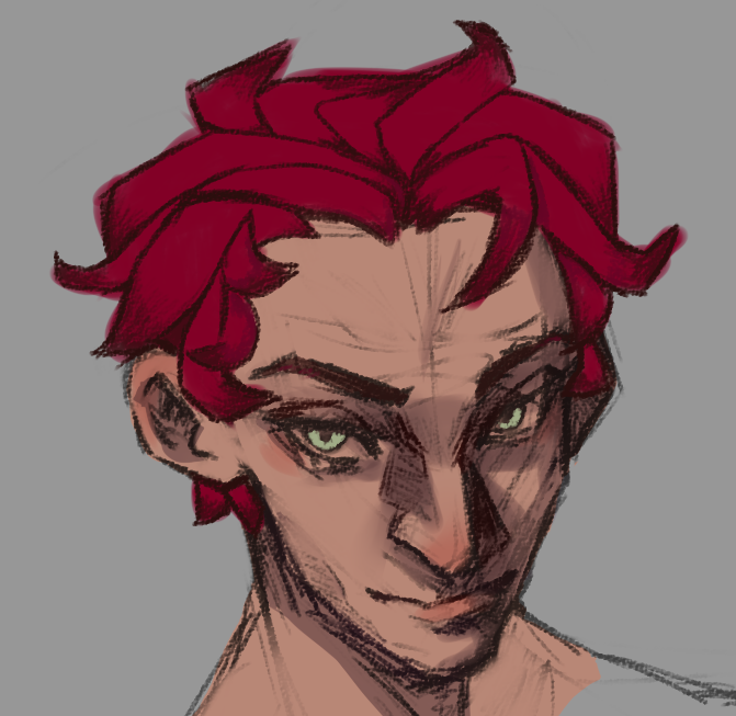 frog50199's tweet photo. random portrait i drew lol https://t.co/zUBxVsIGop
