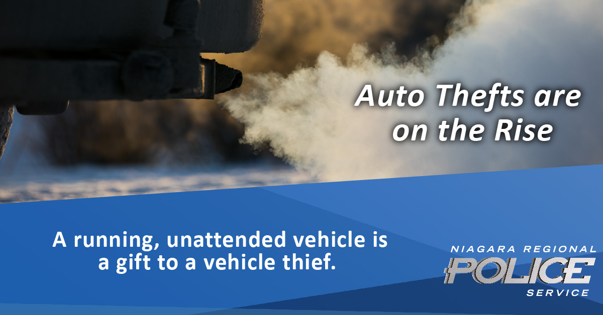 NiagRegPolice's tweet photo. Running into the store for just a minute? Turn your vehicle off and lock it! 

It only takes seconds for a thief to enter your vehicle and steal it. 

#LockItOrLoseIt
#SteerClearofTheft https://t.co/PvCnIVBDLd