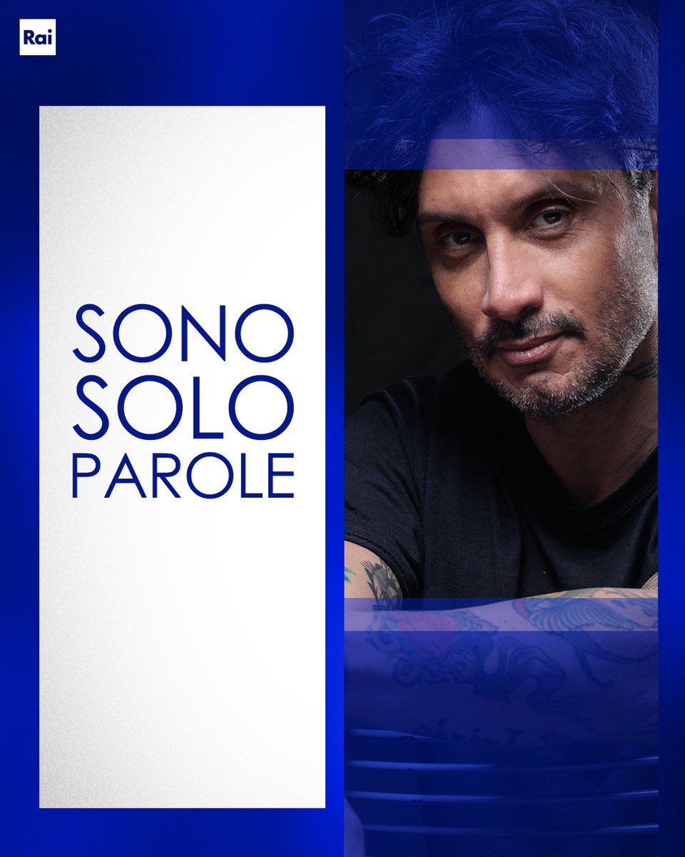 canzonissimarai's tweet photo. Scegli la tua #Canzonissima preferita, mettendo un like.
#FabrizioMoro con #SonoSoloParole https://t.co/whBskOkbpu