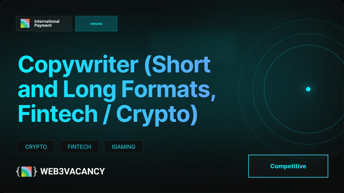 Web3Vacancy tweet media