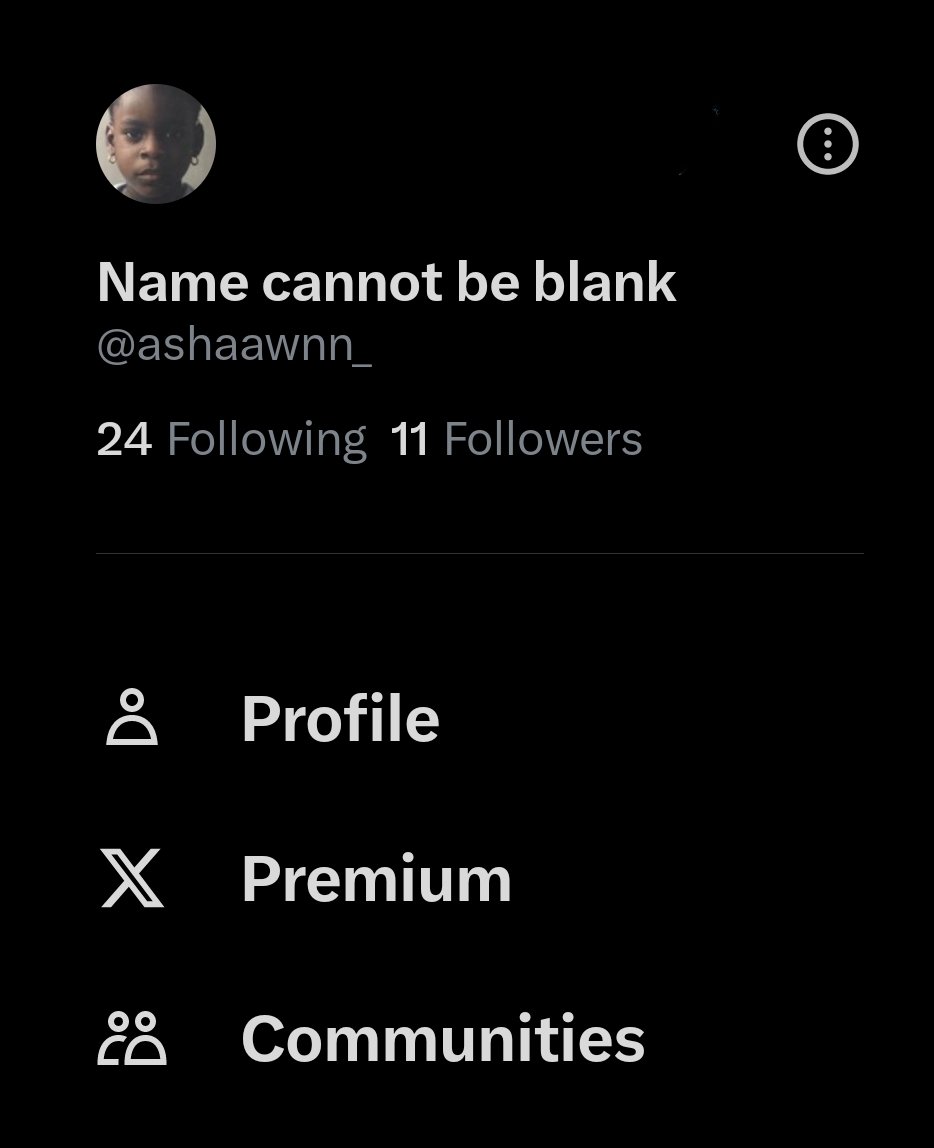 Name cannot be blank tweet media