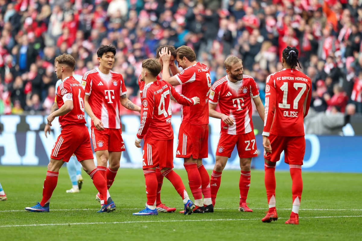 hfworld_'s tweet photo. 📊 Bayern Munich have set a new Bundesliga record for most goals in a single season, 105, beating the previous of 101.

— There's still five more games to go. https://t.co/uWUy9kAQUC