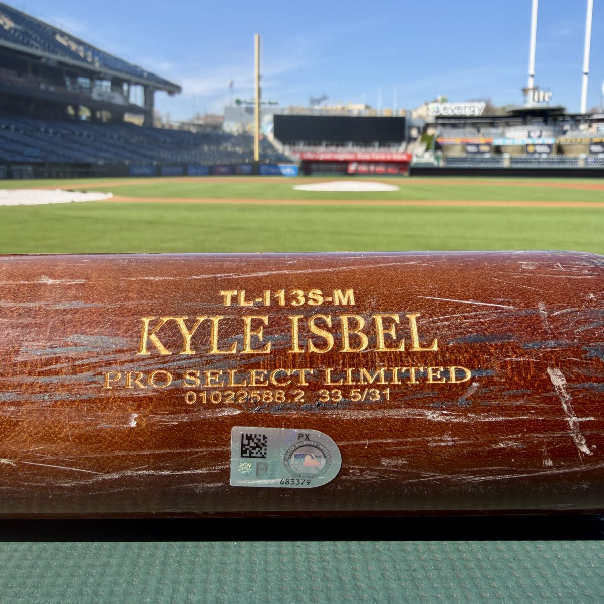 RoyalsAuthentic's tweet photo. Our auction is live and ready for bids! Visit https://t.co/00w7gzgq4v to see all these game-used helmets, baseballs, bats, and more! https://t.co/hm2z0Hm4iq