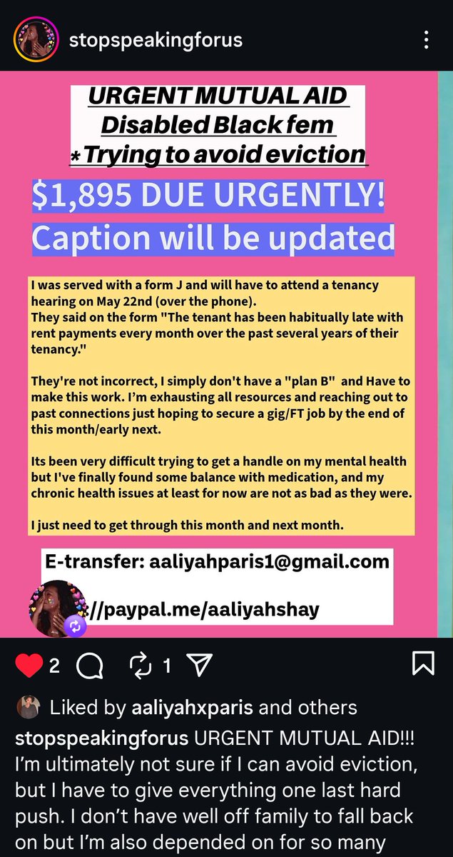 rjfauxwoke's tweet image. Help my comrade in HFX, PLS!!! 💖 #DisabilityCrowdfund #DisabilityTwitter #MutualAid #MutualAidBoost #NEISVoid