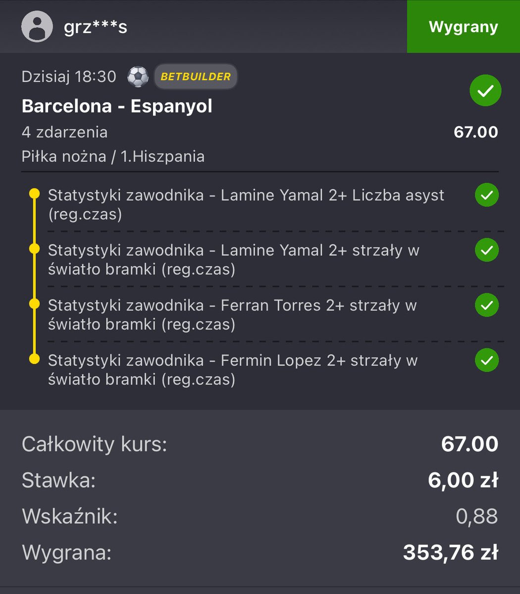 Interfejs aplikacji eFortuna na smartfonie