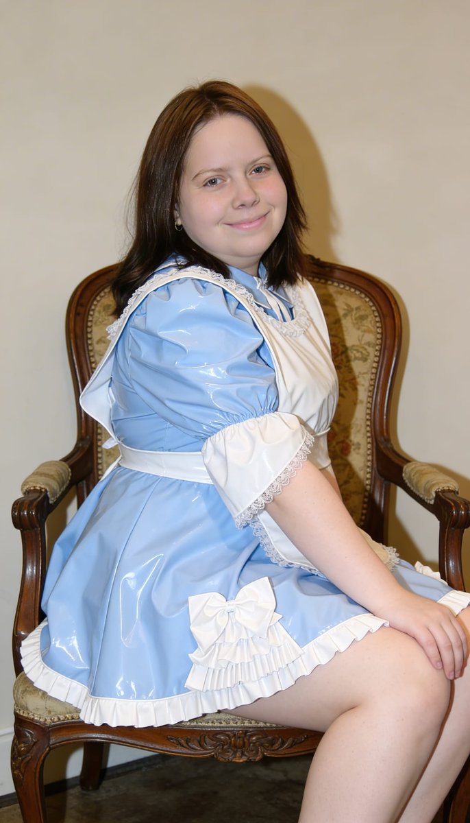 Lizzy1262629's tweet photo. 💙👗 Feeling sweet and shiny in this beautiful baby blue PVC maid dress.
The perfect mix of cute ruffles, big bows, and glossy shine —
Who else loves a classic maid look with a glossy twist?
#AnadinCrafts #PVCMaid #MaidDress #ShinyFashion #CuteAndGlossy https://t.co/U4jKsDNtla