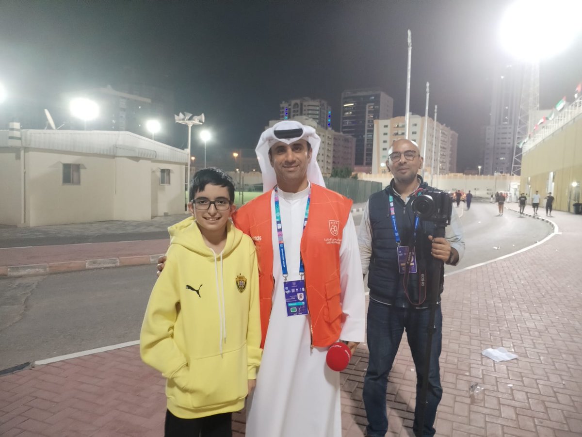 AlkahwajiNoor's tweet photo. (مقابلتي اليوم مع قناة الامارات اليوم)
لقطات جميلة مع محبي الوصل....
ستاد راشد بن سعيد...❤️❤️❤️
3X1:✌️
#كرةقدم
#Uaepl https://t.co/B8LFkQMksA