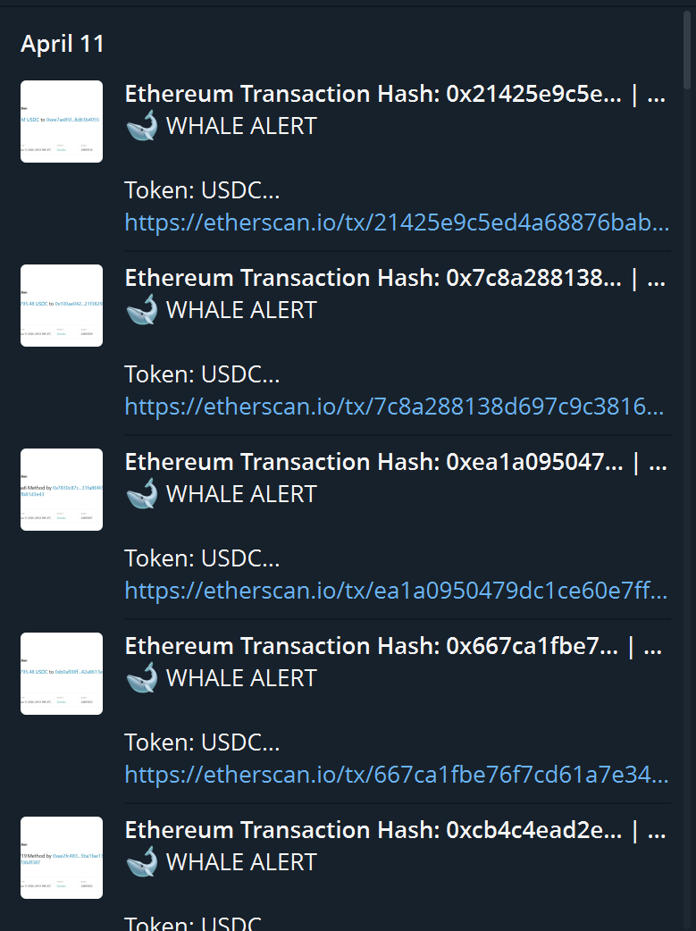 Isahbless79's tweet photo. Day 13: Multi-chain whale tracker

I upgraded from Ethereum to 3 chains (Ethereum, Polygon, and Arbitrum), polling every 12 seconds.
The result: Real-time TG alerts when whales move > $100k

The grind: RPC timeouts, async bugs, Telegram API failures. I learned that some public RPCs just block you (405 errors), so I switched to Infura.

What's working: Ethereum catches $500K-$10M transfers constantly. Polygon and Arbitrum are quiet but monitored. The alerts ship instantly with Etherscan links.

Architecture: web3py → event decoding → SQLite → Telegram async alerts. 12-second loop, no missed blocks.

Code is open on GitHub (link in bio)

Next: Web dashboard so I can visualize whale movements. Then user accounts. Then deploy 24/7.

Day 14 shipping tomorrow.