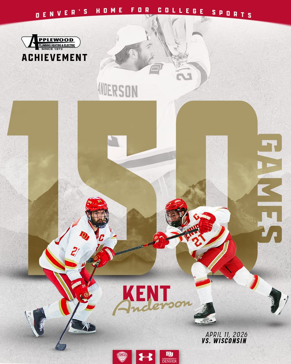 DU_Hockey's tweet image. You will always remember your 150th, Cap'n!

#GoPios