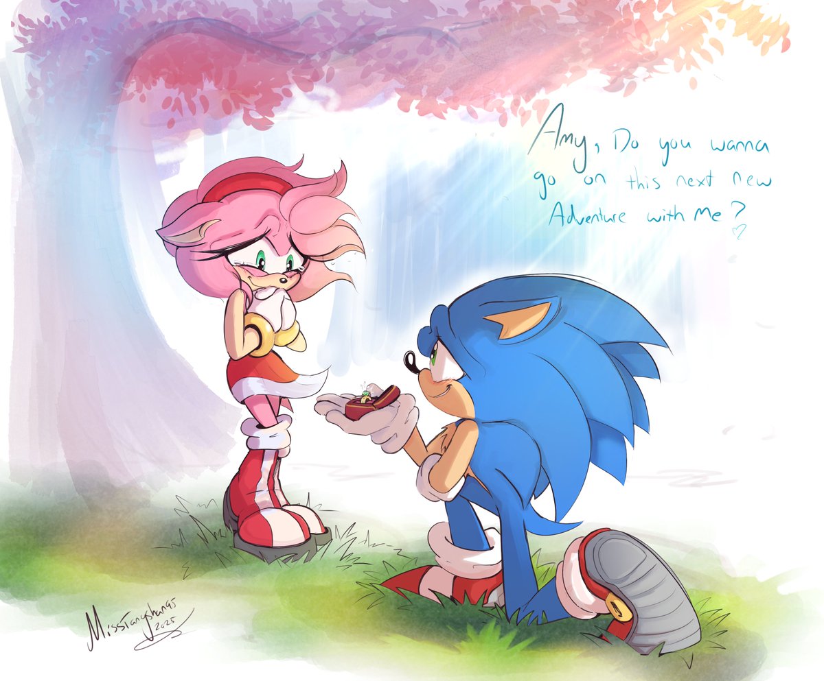 I think the Sonamy fans pushing the 'no marriage' thing are so obsessed with the cat &amp; mouse act that they think they should be stuck in that chase forever😮‍💨 

It's natural to want to be with the person you love. Marriage is its own adventure 💖 People overthink this too much