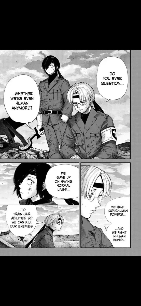 SHINGEKIYAIBA's tweet image. Azuma he's still contemplating.