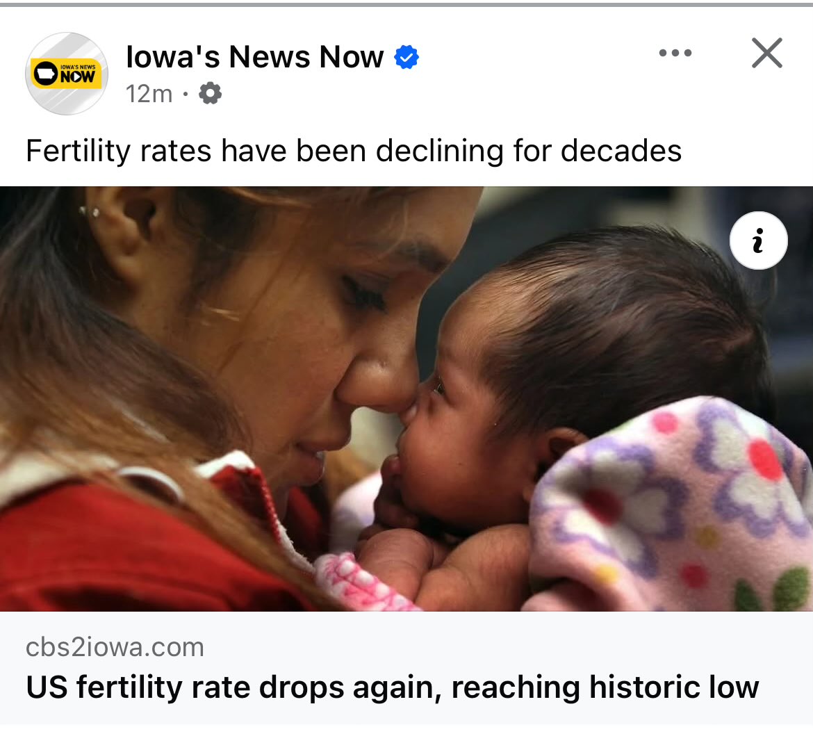 I learned in sociology 101 that when women have less rights then birth rate takes a dive. This should be no surprise.  #iowa thanks #kimreynolds #plannedparenthood #birthcontrol