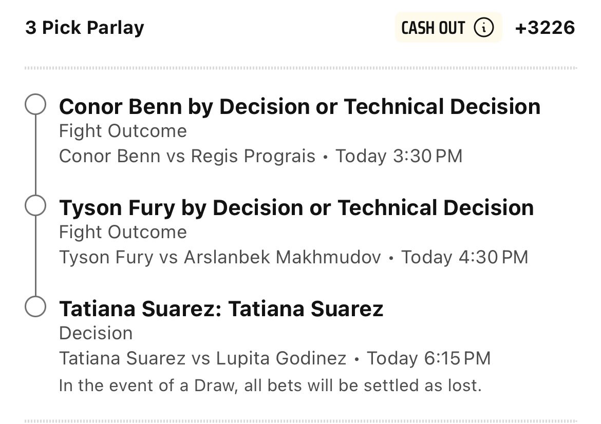 Boxing /UFC parlay #bennvsprograis #furyvsmakhmudov  #ufc327 #mma #prochazkavsulberg
