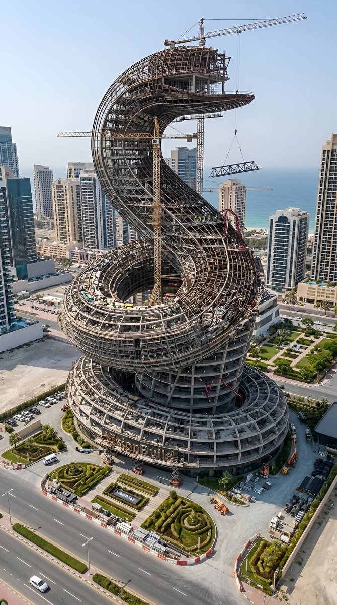 Damirarwanda's tweet image. The Rise of a Futuristic Tower 🚧➡️🏙️

#Construction
#Timelapse
#Architecture
#BuildingTransformation
#Engineering