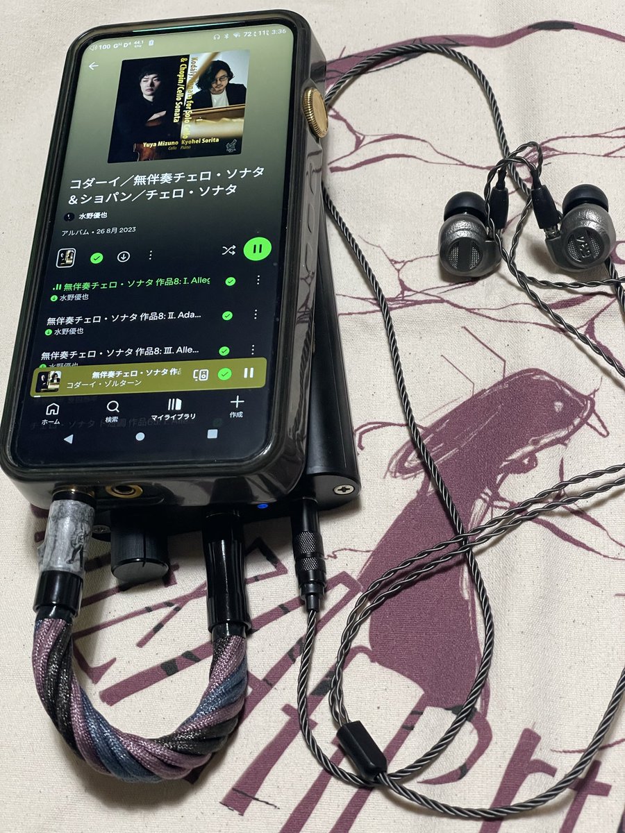_yu_ki_music's tweet photo. この組合せ一番好き☺️
634EARSさんROXA-T1000
昔の純正optionケーブル＆Spiral Dot Pro低域の質感が良く解像度が高い。付帯音が無く極自然で生々しい音が最高🤩
歌もclassicもrockもjazzも絶品🤤🤤🤤
uran AUDIOさんKONGŌ
SuperManiac44_discrete 2nd 
DX300(AMP12) https://t.co/QzmVJ96hgS
