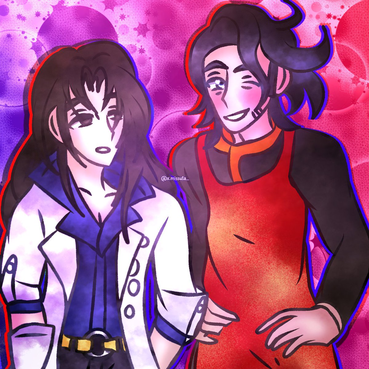 The crossover that no one ask for expect me... /silly
Swap Outfit with Kai Satou and Augustine Sycamore aka the 2 characters I mainly selfship myself with, and also ruin the chemistry of my brain forever- 🫠🫠
-
#KaiSatou #AugustineSycamore #Yttd #PokémonXY