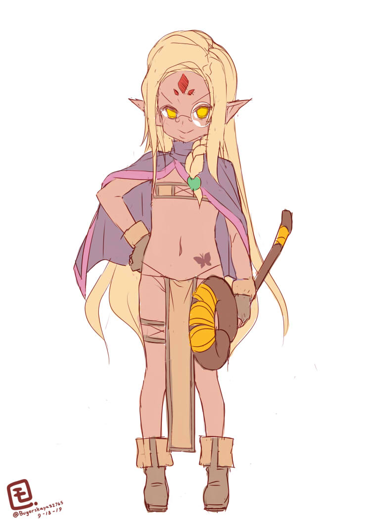 Scrapped dnd character
