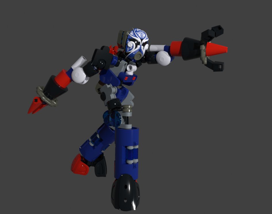SYMBIOTIC: Haeya, Ero of Chemicals (textures are still WIP) #bionicle