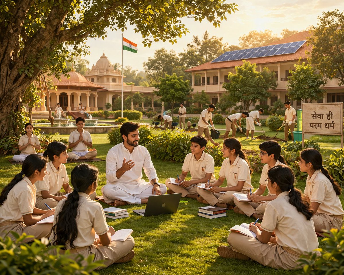 जहाँ शिक्षा के साथ चरित्र निर्माण, संस्कृति संरक्षण और समाजसेवा का भाव सिखाया जाता हो, ऐसे आश्रम राष्ट्र की अमूल्य धरोहर हैं। Gurukul Education जैसे महान कार्य करने वाले संस्थानों को बचाना आवश्यक है। #SaveAsharamjiAshram