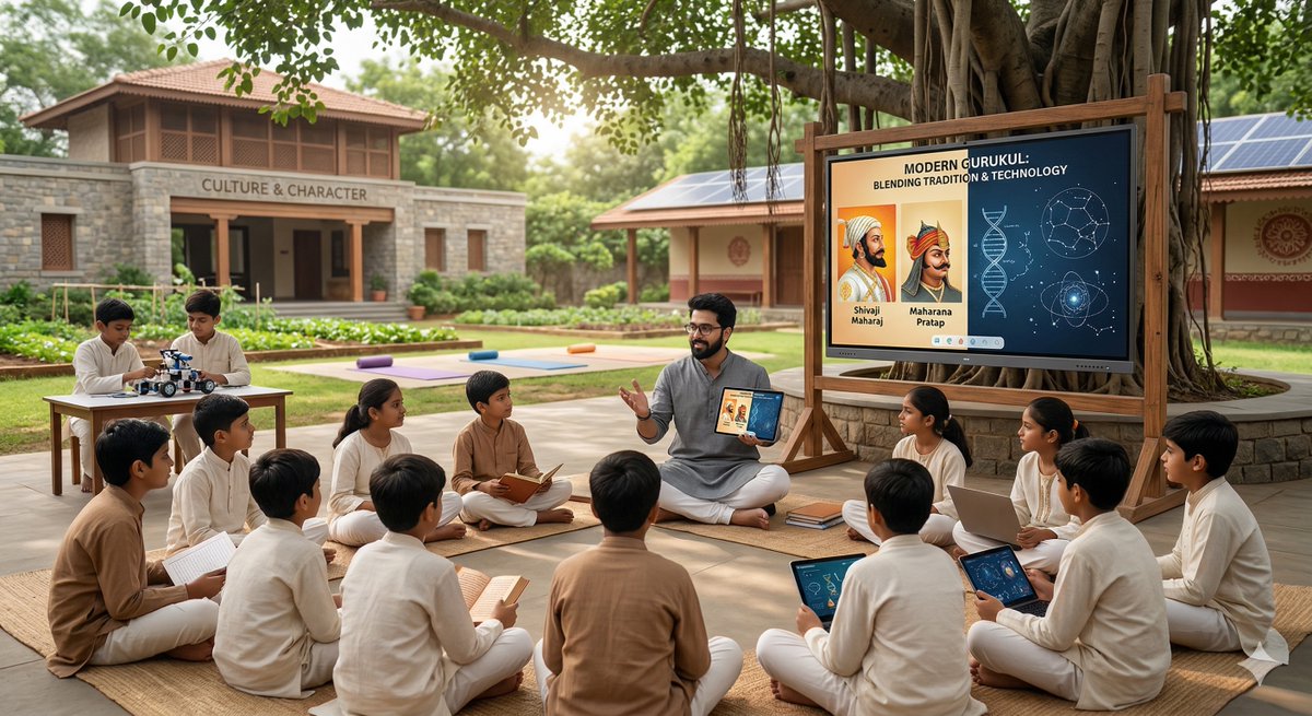 जब शिक्षा केवल करियर तक सीमित हो जाए, तब चरित्र निर्माण रुक जाता है। Gurukul Education बच्चों में ज्ञान के साथ अनुशासन, संस्कार, आत्मबल और भारतीय मूल्य विकसित करती है। ऐसे राष्ट्रनिर्माण केंद्रों की रक्षा हम सबका दायित्व है। #SaveAsharamjiAshram
