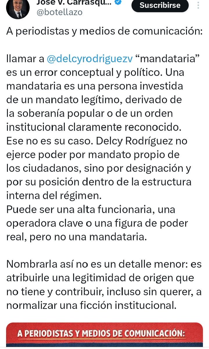 MelvisMDiaz1's tweet photo. @mirtha_gu @RamonRamonma @SecRubio @POTUS @realDonaldTrump @usembassyve Los ciudadanos venezolanos pedimos a la comunidad de inmigrantes usurpadores que se hacen llamar venezolanos por tener una cédula o ID falso respetar nuestra constitución y leyes.
No tienen que alterar nuestra constitución y leyes para sacar provec
@marcorubio @SecRubio 
@POTUS https://t.co/QNW5o8sw4i